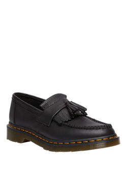 Dr. Martens Adrian Leather Tassel Loafers, Black - view 2, Black