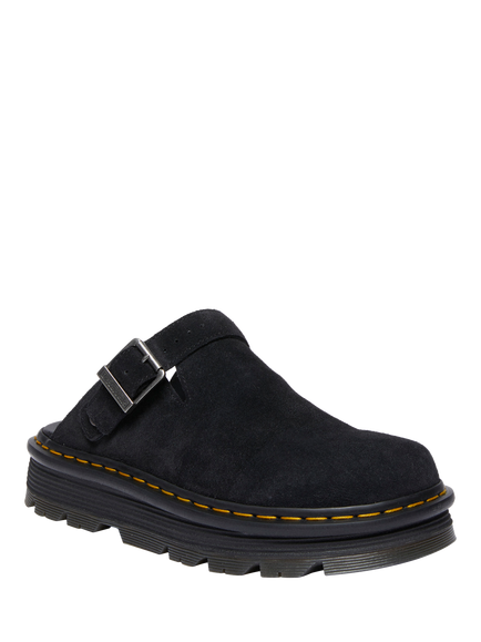 Dr. Martens Zebzag Suede Mules, Black - view 2, Black
