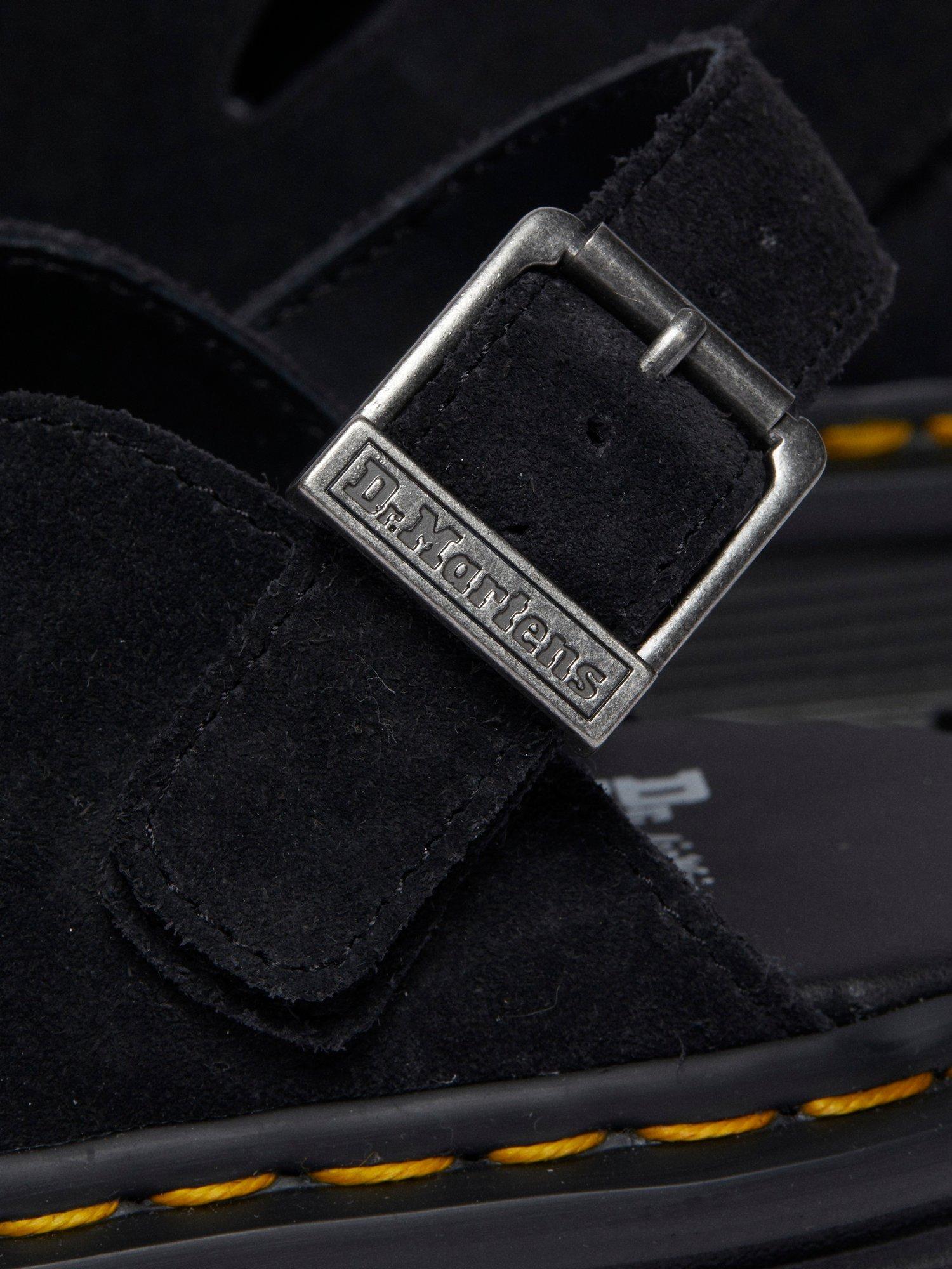 Product image 5 of 5, which shows Dr. Martens Zebzag Suede Mules, Black, 4