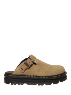 Dr. Martens Zebzag Suede Mules, Tan, Tan