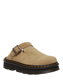 Dr. Martens Zebzag Suede Mules, Tan - view 2, Tan