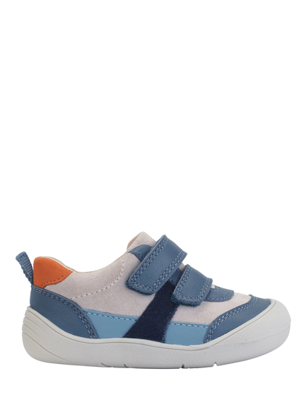 Start-Rite Kids' Duel Trainers, Denim Blue/Multi, Denim Blue/Multi