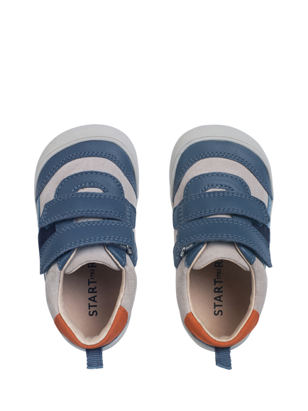 Start-Rite Kids' Duel Trainers, Denim Blue/Multi - view 2, Denim Blue/Multi