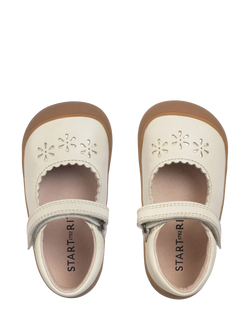 Start-Rite Kids' Eva Leather Round Toe Shoes, Cream - view 2, Cream