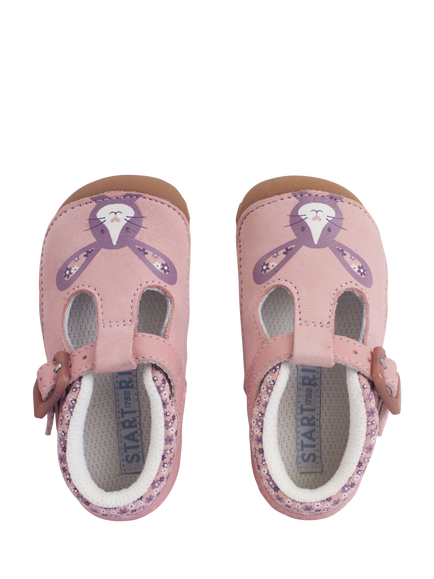 Start-Rite Baby Little Paws Pre-Walker Shoes, Dusty Pink - view 2, Dusty Pink