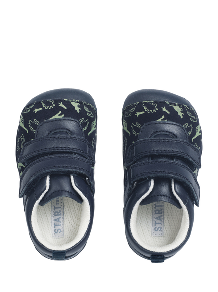 Start-Rite Baby Roar Pre Walker Shoes, Navy - view 2, Navy