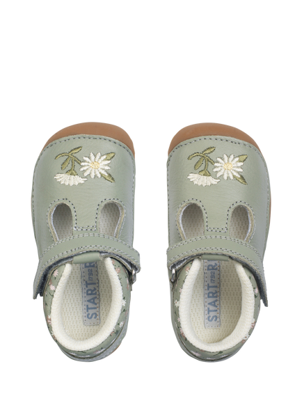 Start-Rite Baby Squish Pre Walker Shoes, Dusky Green - view 2, Dusky Green