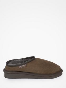 Celtic & Co. Suede Clogs with Backs, Khaki