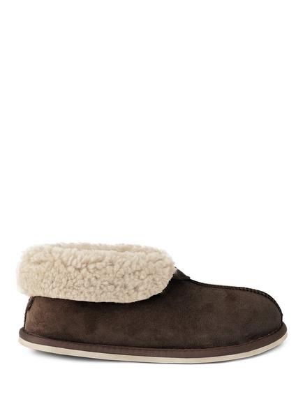 Celtic & Co. Sheepskin Soft Sole Bootee Slippers, Mocca / Cream