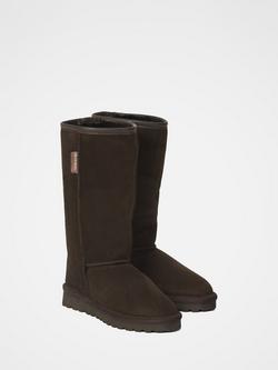 Celtic & Co. Classic Sheepskin Calf Boots - view 2, Mocca
