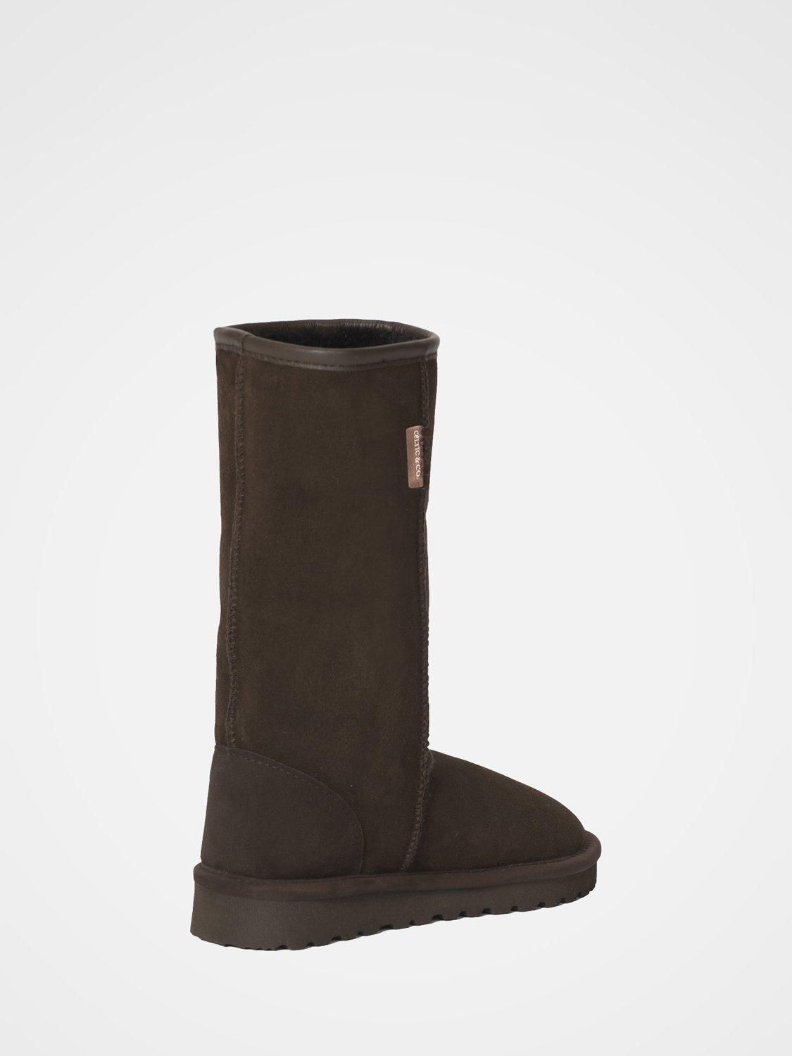 Product image 3 of 4, which shows Celtic & Co. Classic Sheepskin Calf Boots, Mocca, 3