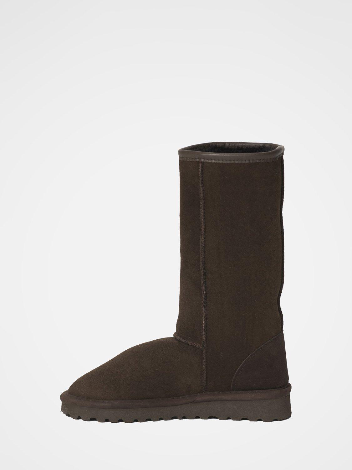 Product image 4 of 4, which shows Celtic & Co. Classic Sheepskin Calf Boots, Mocca, 3