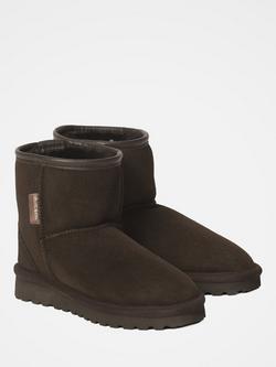 Celtic & Co. Classic Shortie Sheepskin Boots, Mocca - view 2, Mocca