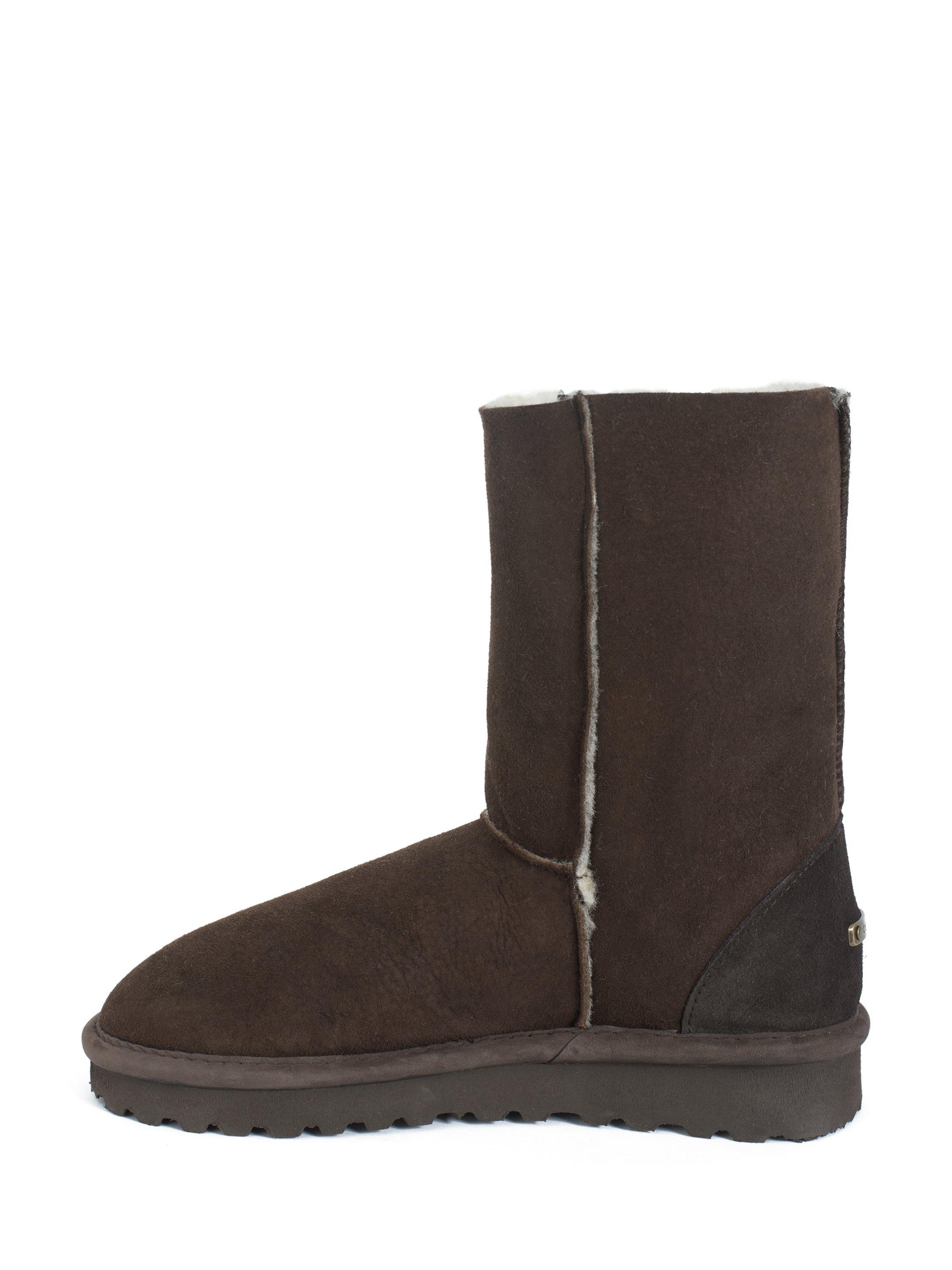 Product image 3 of 4, which shows Celtic & Co. Aviator Sheepskin Boots, Mocca / Cream, 3