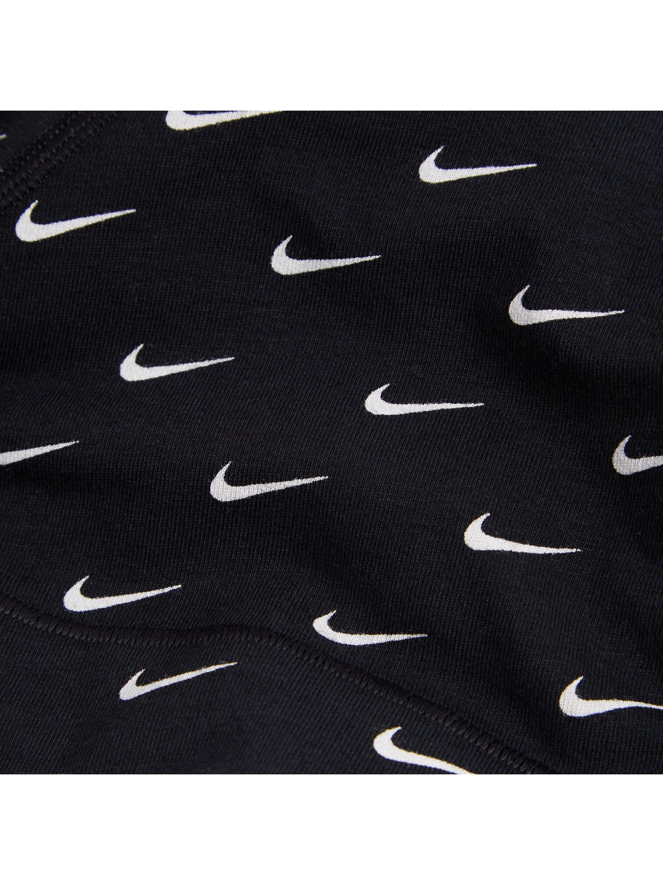 Product image 2 of 2, which shows Nike Cotton Stretch Trunks, Pack of 3, Blue/Grey/Multi, S