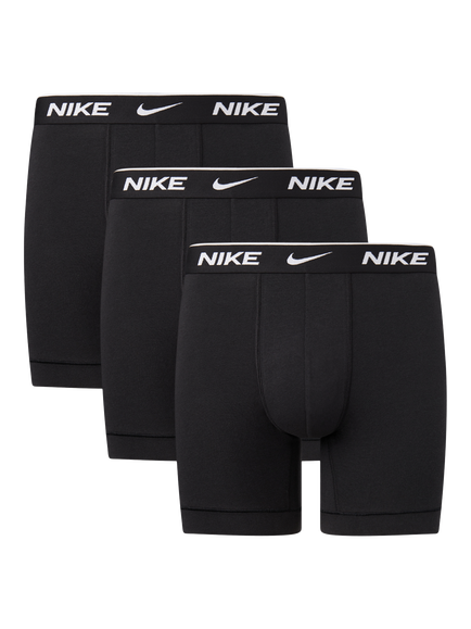 Nike Cotton Stretch Boxers, Pack of 3, Black
