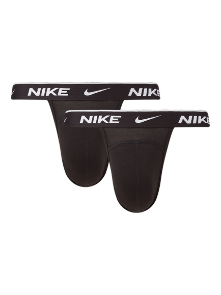 Nike Cotton Stretch Jock Strap, Pack of 3, Black, Black