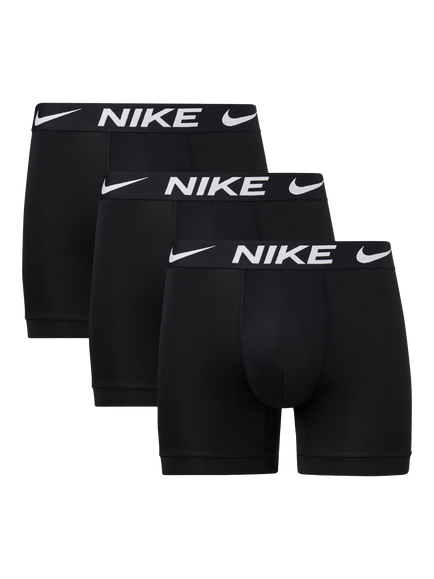 Nike Essential Microfibre Boxers, Pack of 3, Black, Black