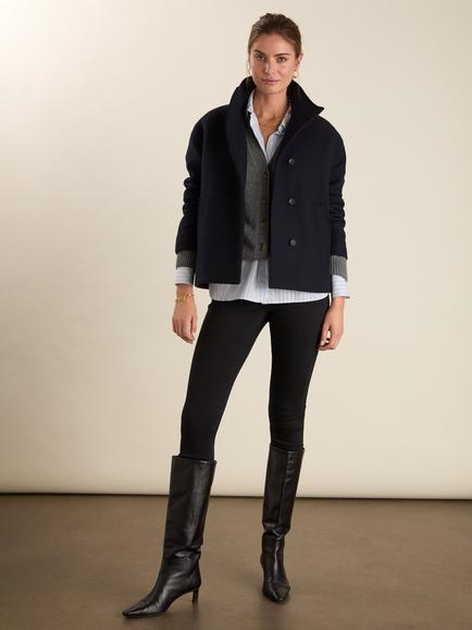 Baukjen High Rise Skinny Jeans, Washed Black, Washed Black