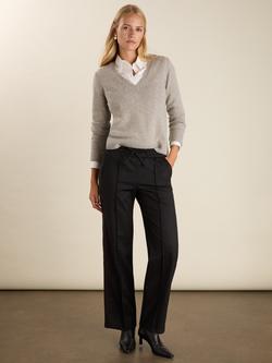 Baukjen Donna Wool Blend Wide Leg Trousers - view 2, Black/Multi