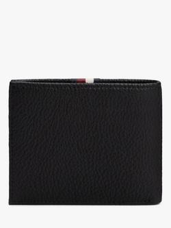 Tommy Hilfiger Leather Flap Over Wallet - view 2, Black