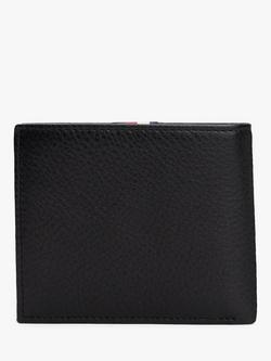 Tommy Hilfiger Leather Flap Over Wallet - view 2, Black
