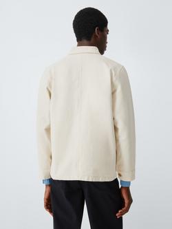 Colorful Standard Organic Cotton Workwear Jacket - view 2, Ivory White