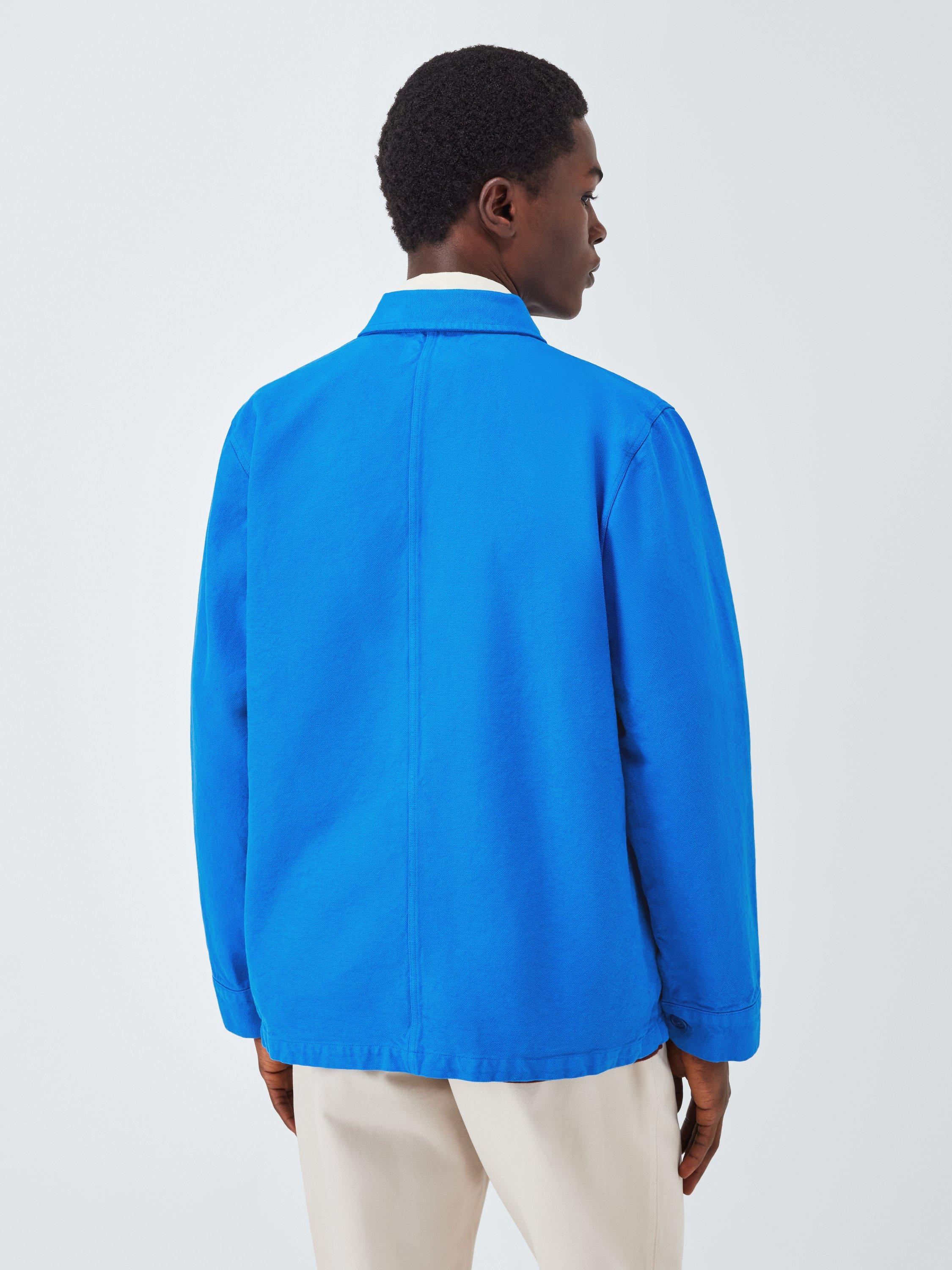 Product image 2 of 6, which shows Colorful Standard Organic Cotton Workwear Jacket, Pacific Blue, XL