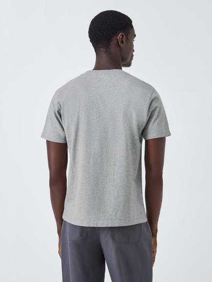 Colorful Standard Regular Fit Short Sleeve Cotton T-Shirt - view 2, Heather Grey