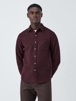 Colorful Standard Organic Cotton Regular Fit Flannel Shirt, Oxblood Red