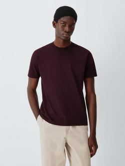 Colorful Standard Regular Fit Short Sleeve Cotton T-Shirt, Oxblood Red