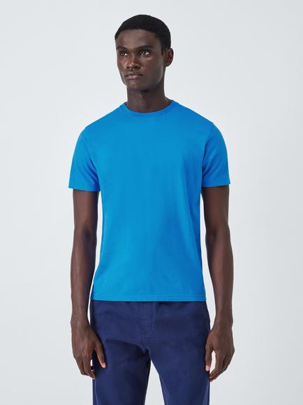 Colorful Standard Regular Fit Short Sleeve Cotton T-Shirt, Pacific Blue