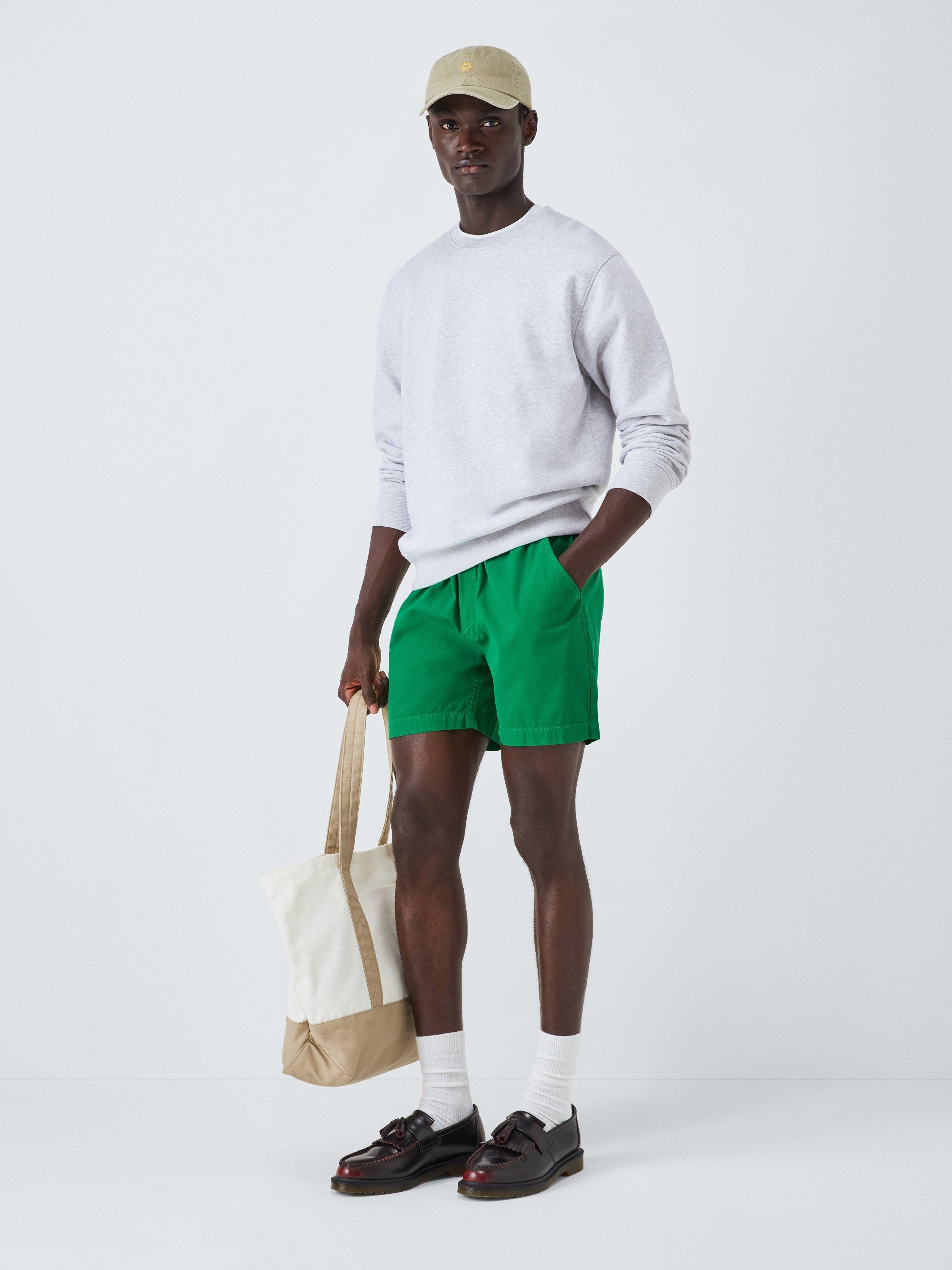 Product image 3 of 6, which shows Colorful Standard Organic Cotton Twill Shorts, Kelly Green, S