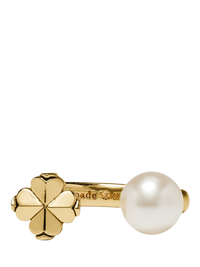 Product image 2 of 3, which shows kate spade new york Spade Flower Pearl Ring, N