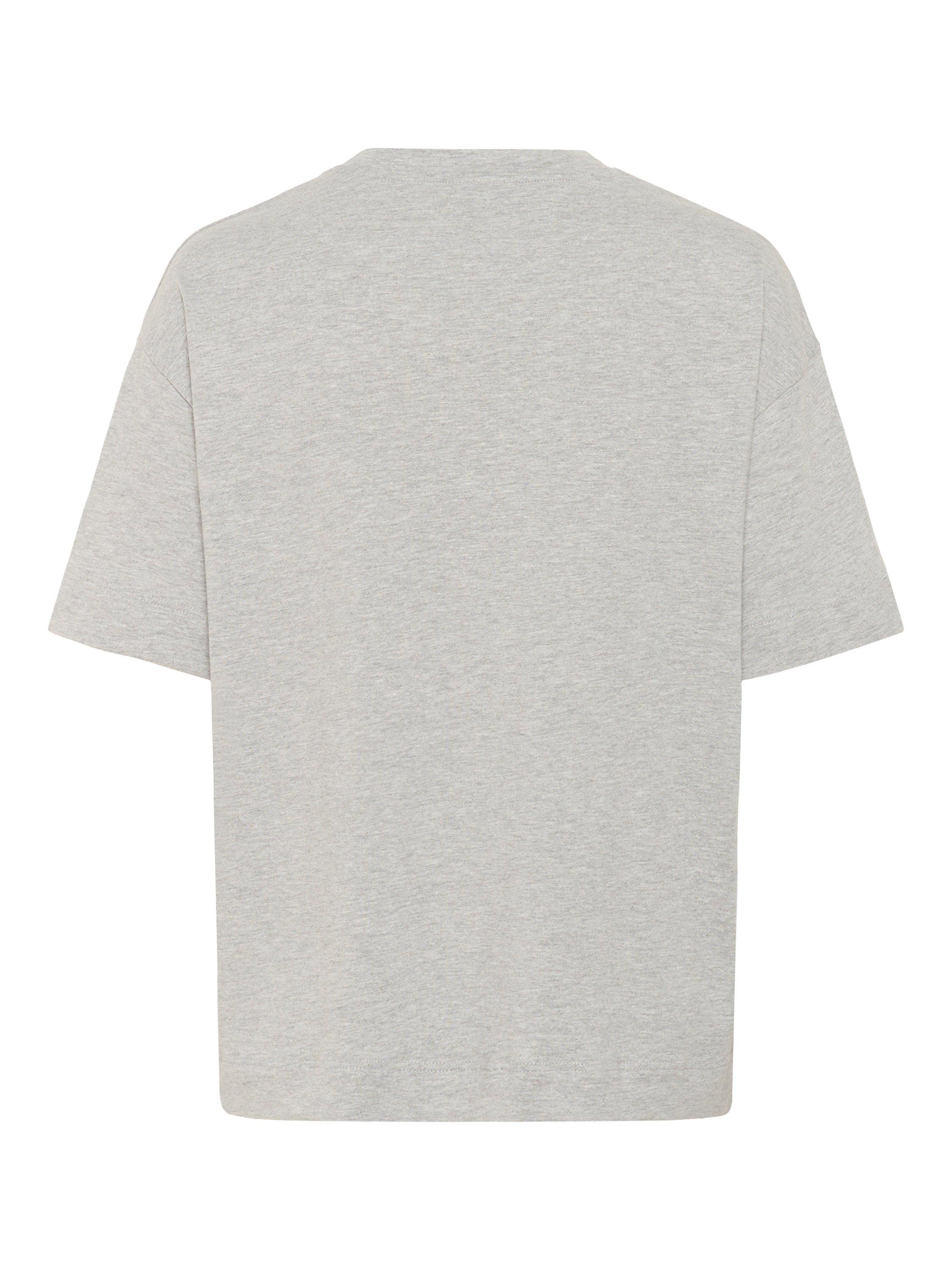 Product image 6 of 6, which shows KAFFE Curve Tomina Oversized T-Shirt, Grey Melange, XS