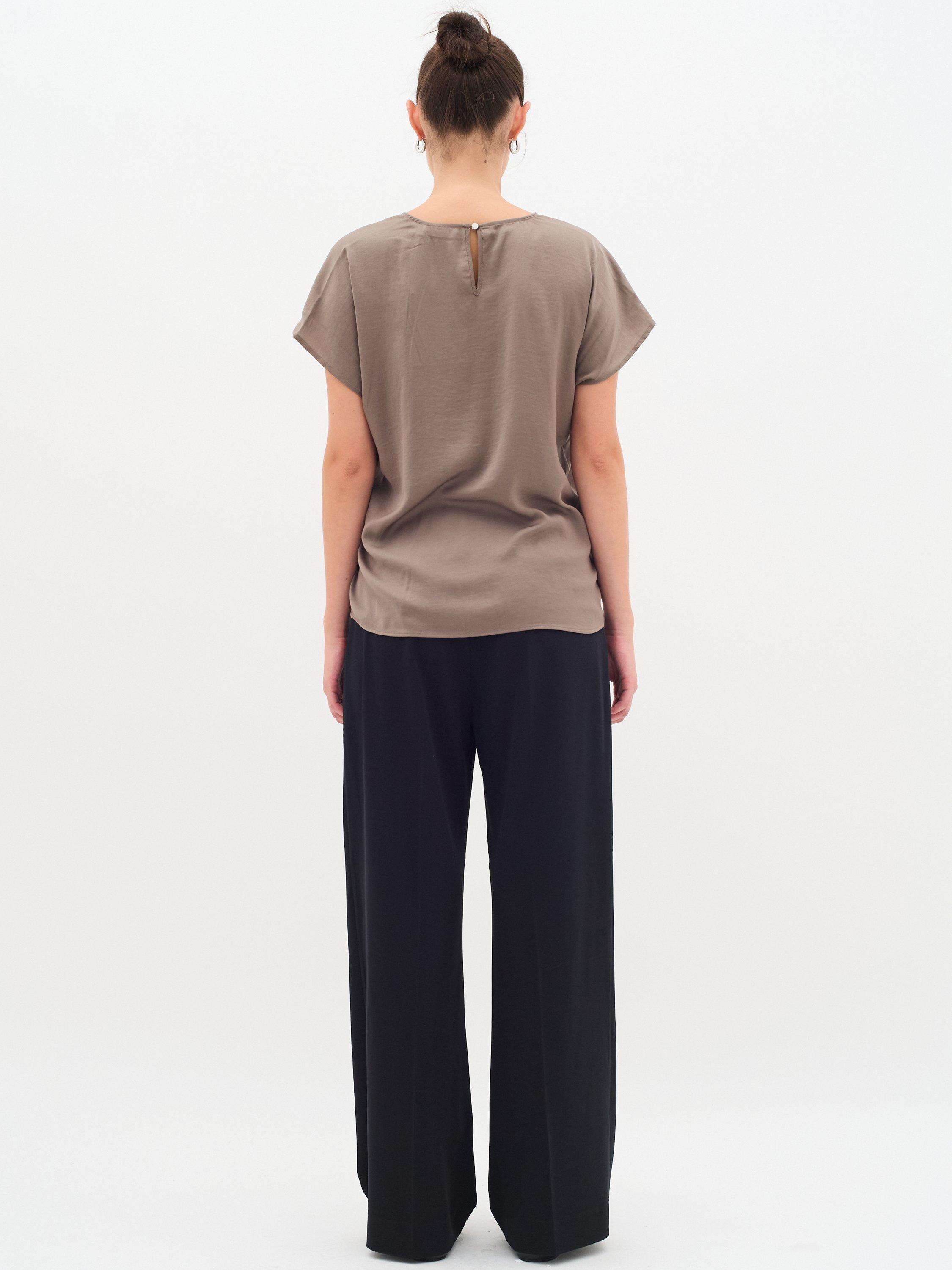 Product image 2 of 5, which shows InWear Rinda V-Neck Blouse , Sandy Grey, 8