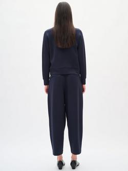 InWear Pannie Relaxed Fit Cropped Trousers - view 2, Marine Blue