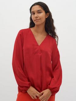 InWear Rinda V-Neck Blouse, True Red