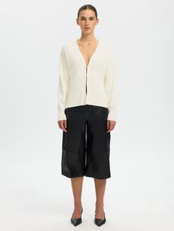 Selected Anemone Cardigan, Egret - view 2, Egret