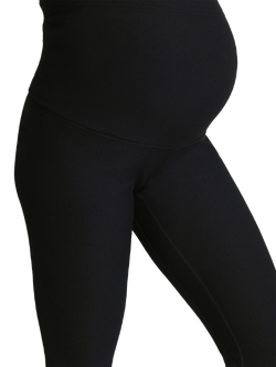 Lovall Petite Winter Maternity Leggings, Black - view 2, Black