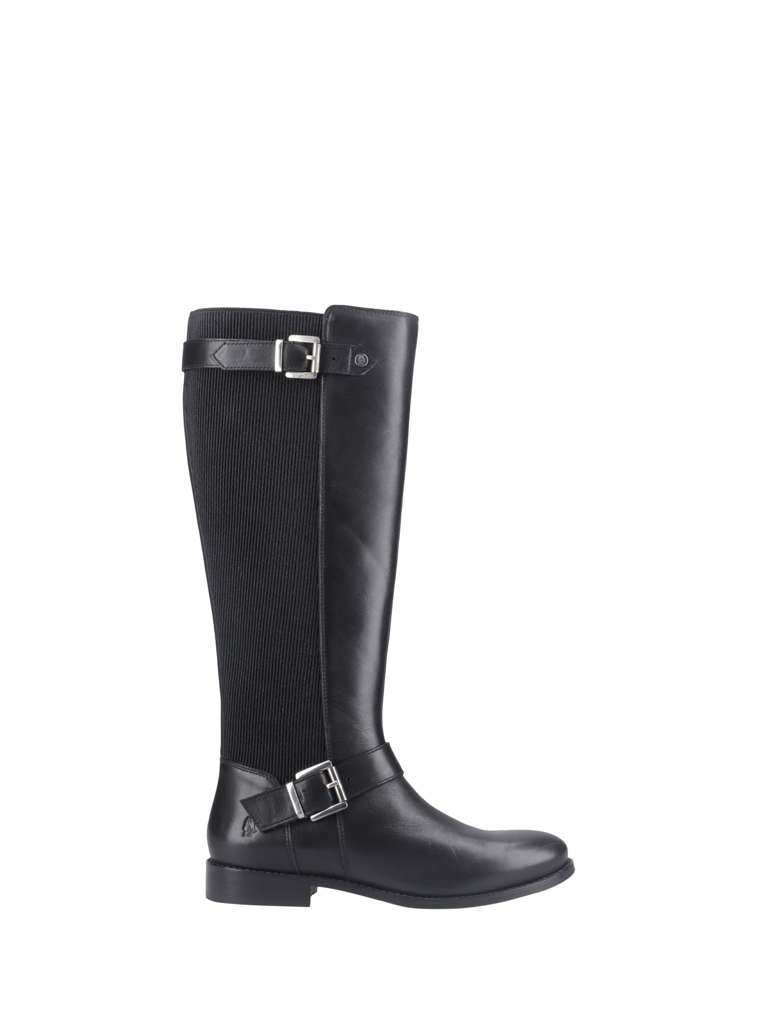 Product image 1 of 4, which shows Hush Puppies Daphne Leather Boots, Black, 3
