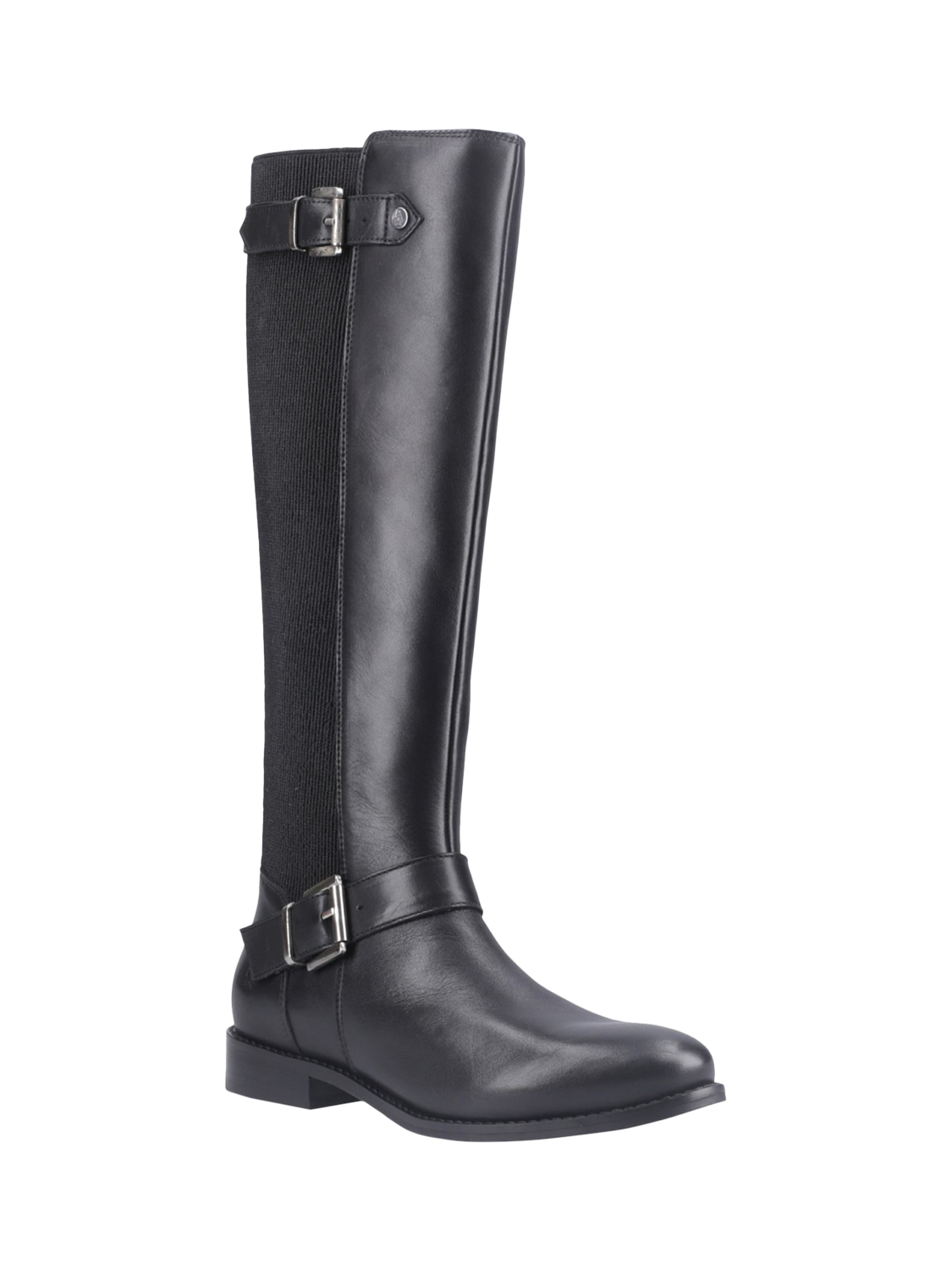 Product image 2 of 4, which shows Hush Puppies Daphne Leather Boots, Black, 3