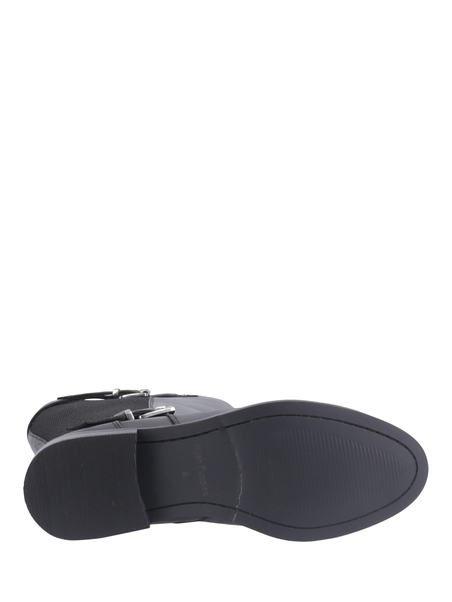 Product image 4 of 4, which shows Hush Puppies Daphne Leather Boots, Black, 3