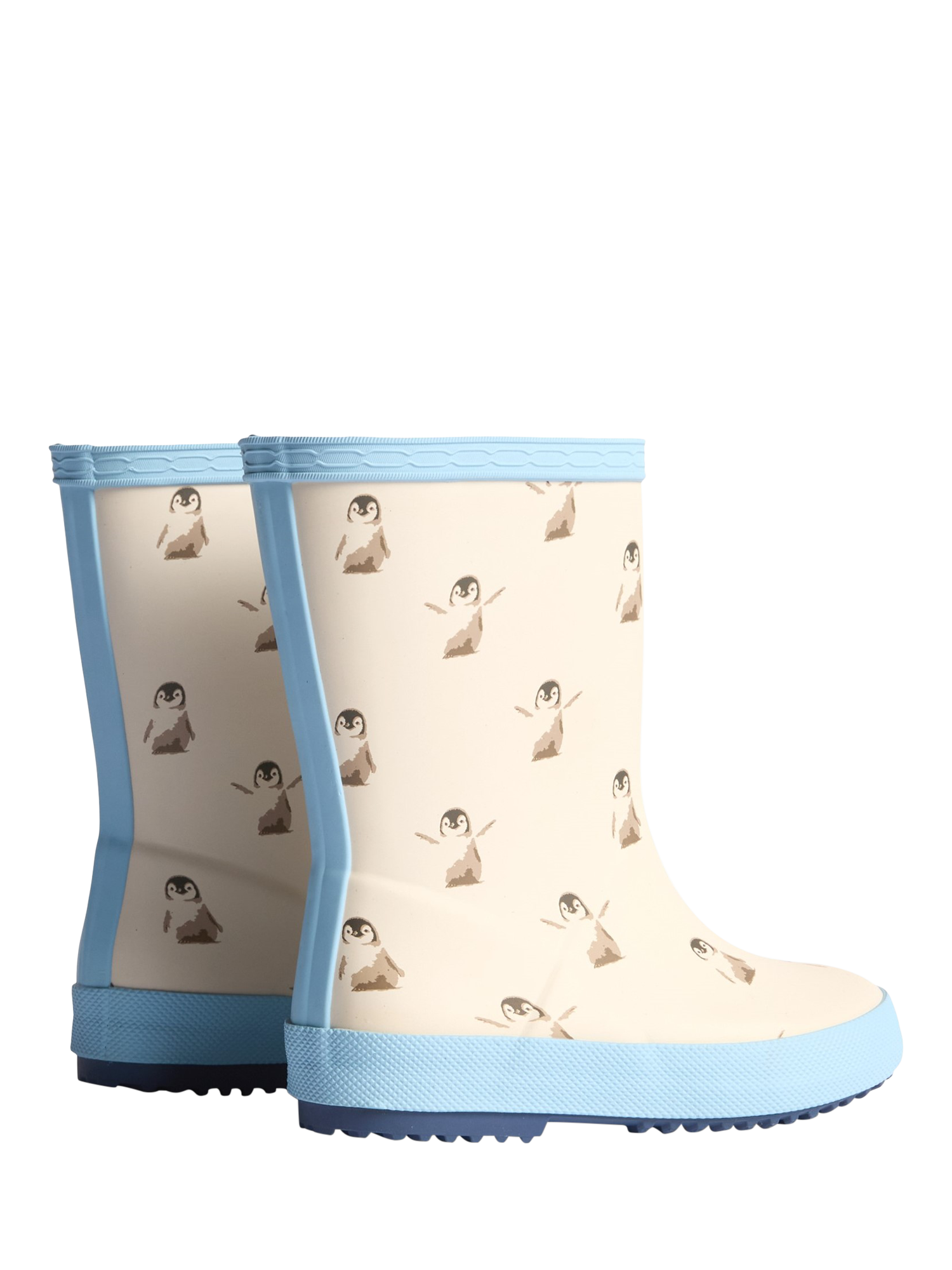 Product image 3 of 11, which shows Hunter Kids' Original First Wellington Boots, White/Multi, 4 Jnr