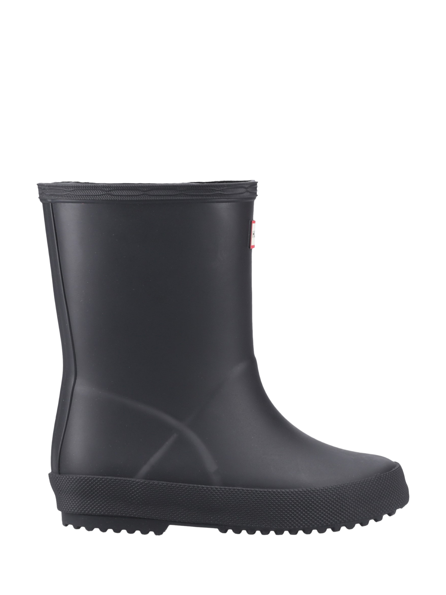 Product image 1 of 4, which shows Hunter Kids' First Classic Rubber Rain Wellington Boots, Black, 4 Jnr