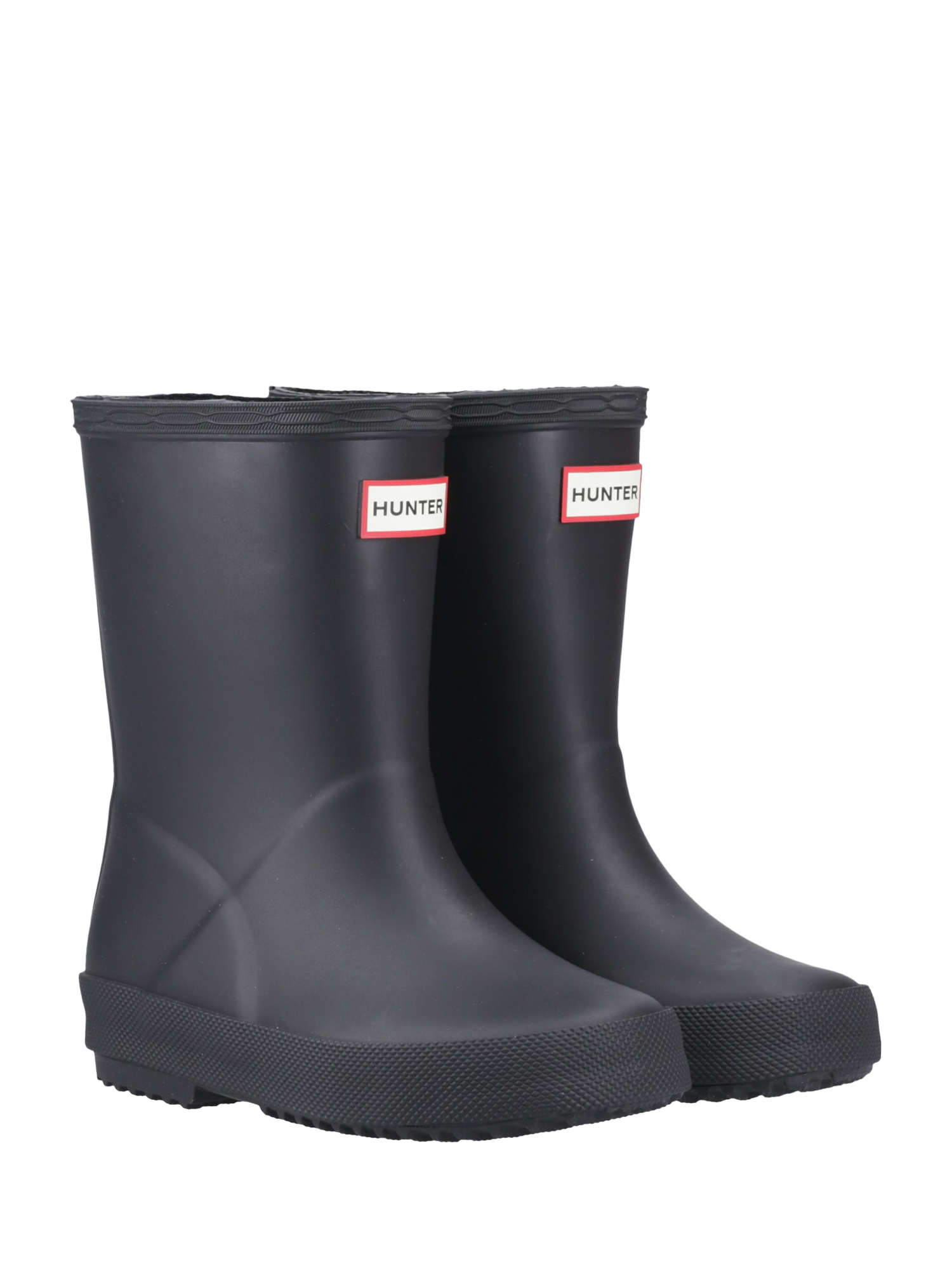 Product image 2 of 4, which shows Hunter Kids' First Classic Rubber Rain Wellington Boots, Black, 4 Jnr