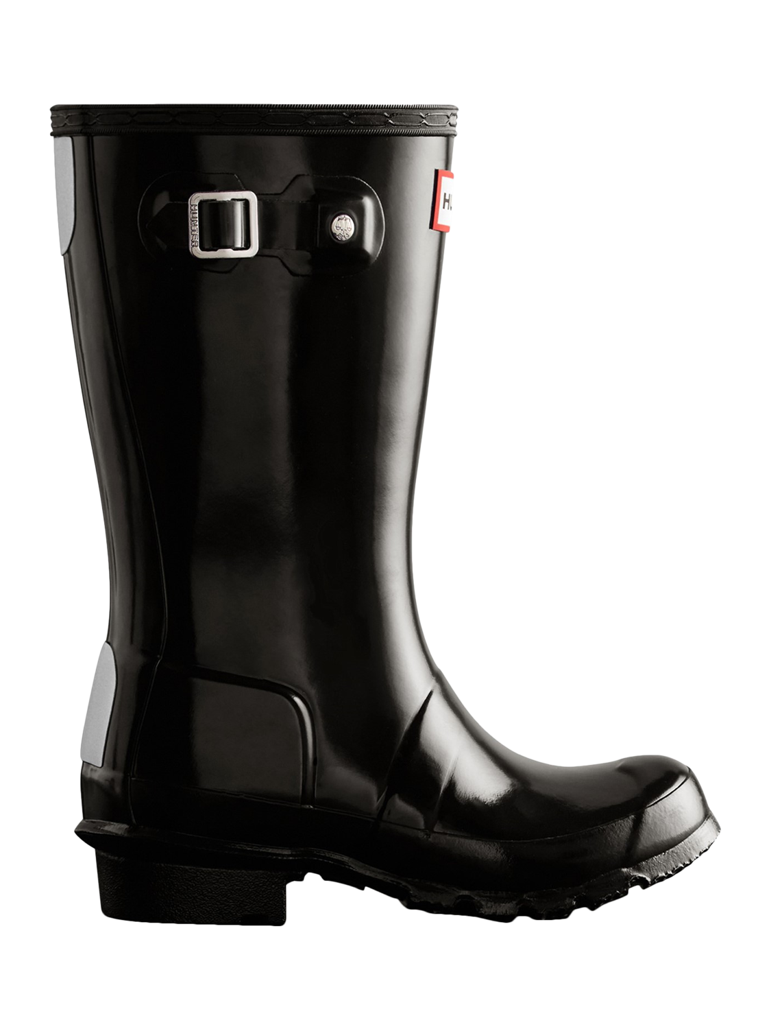 Product image 1 of 4, which shows Hunter Kids' Original Wellington Boots, Black, 1