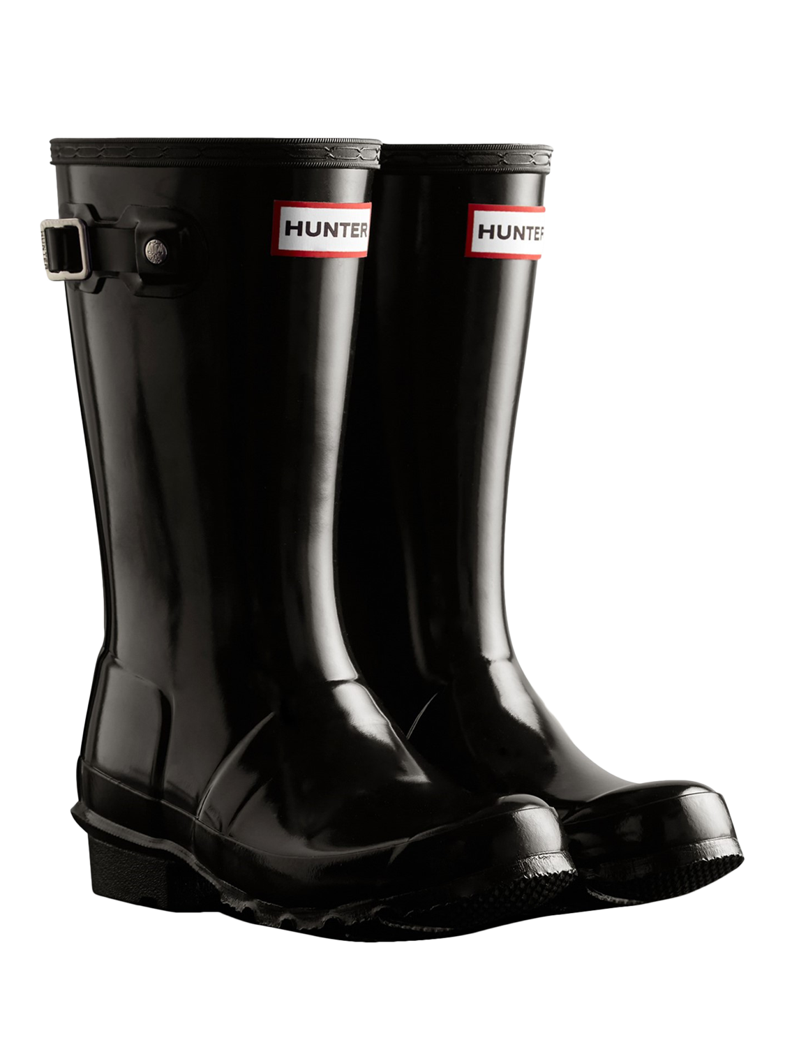 Product image 2 of 4, which shows Hunter Kids' Original Wellington Boots, Black, 1