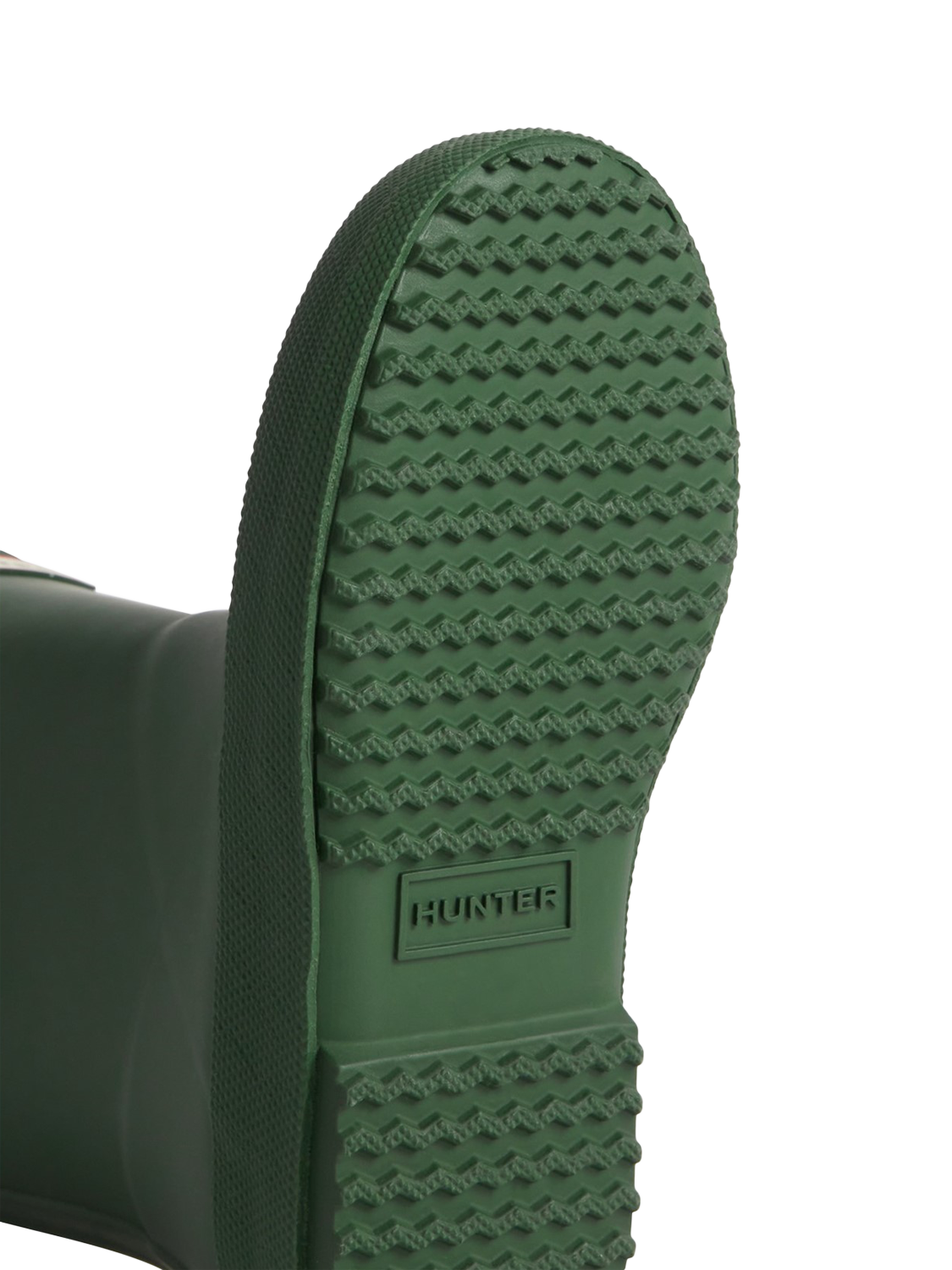 Product image 4 of 4, which shows Hunter Kids' First Classic Rubber Rain Wellington Boots, Green, 4 Jnr