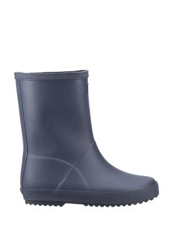 Hunter Kids' First Classic Wellington Boots, Bright Pink, Navy